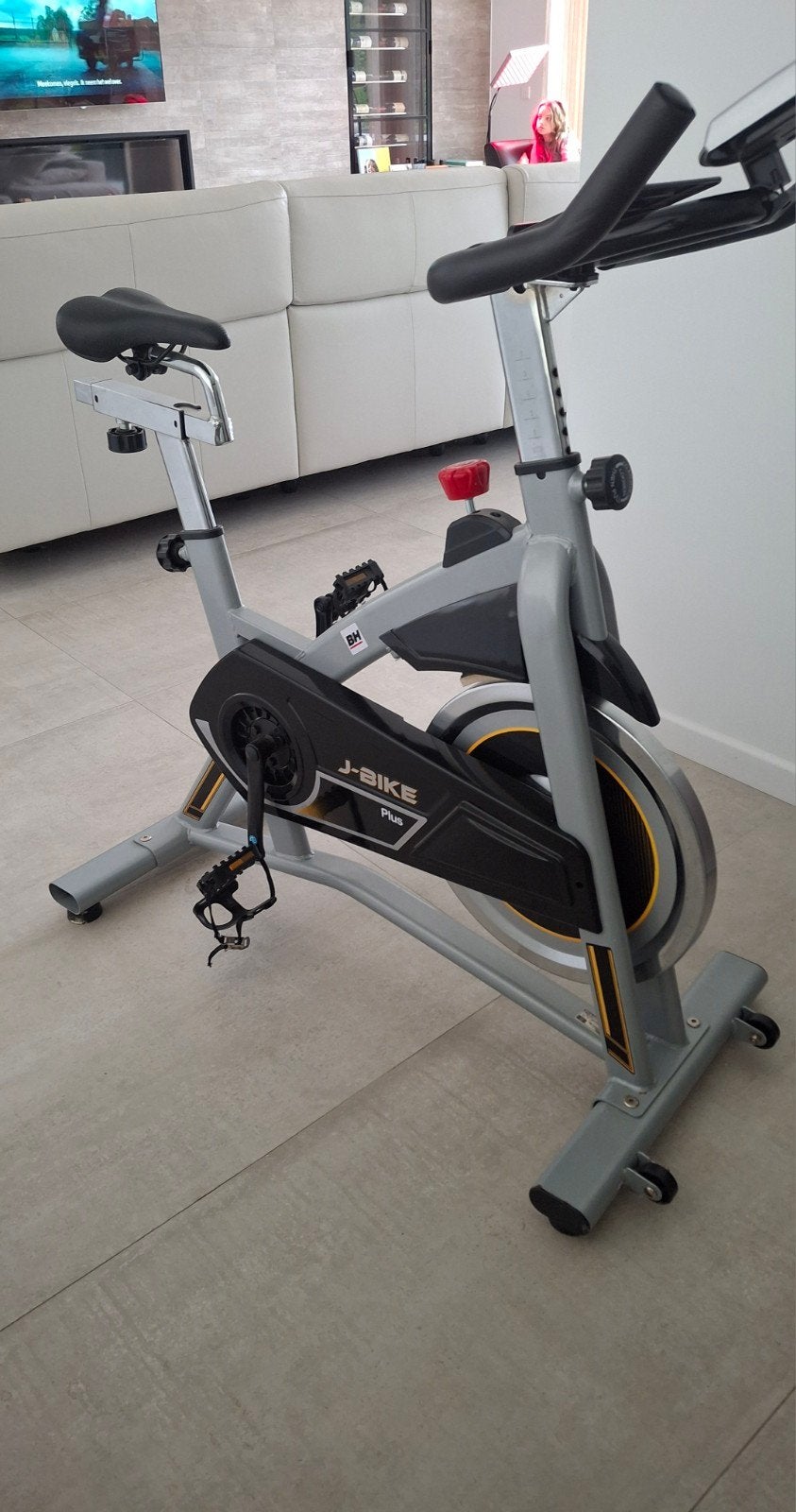 BH FITNESS J-BIKE PLUS – INDOOR FIETSTRAINER TE KOOP, Sport en Fitness, Ophalen