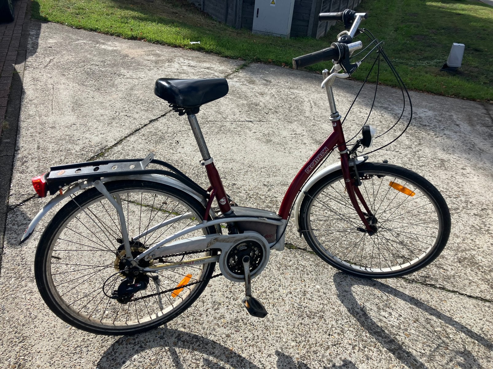 4 versnellingen, Fietsen en Brommers, Ophalen, Gebruikt, Velgrem, 47 tot 50 cm