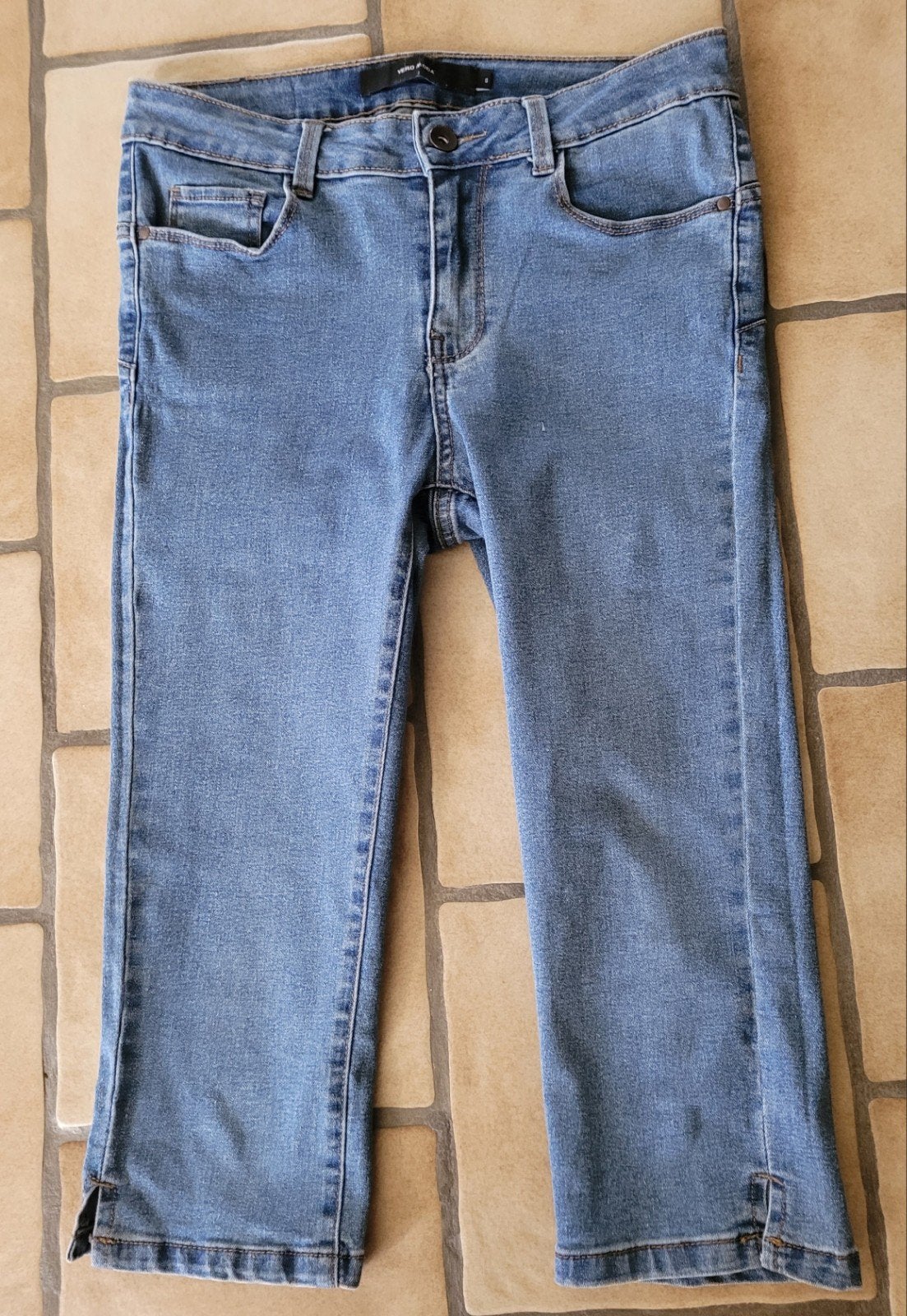 Capri jeans merk Vera Moda, skinny, S, Kleding | Dames, Ophalen of Verzenden