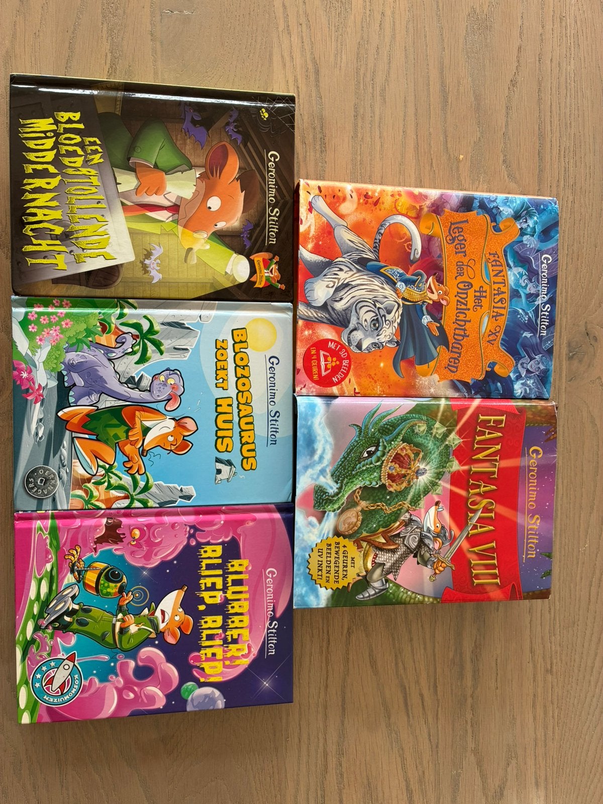 Pakket Geronimo Stilton boeken, Boeken, Ophalen, Zo goed als nieuw