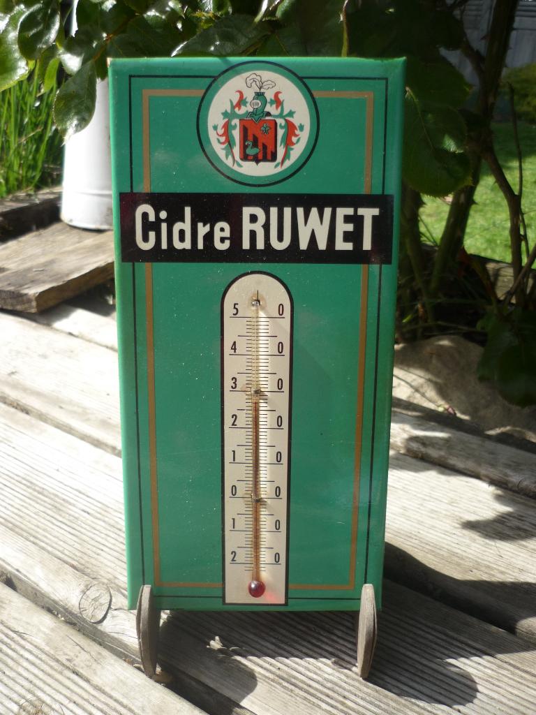 Thermomètre Cidre Ruwet - 1958 / no email, Collections, Envoi