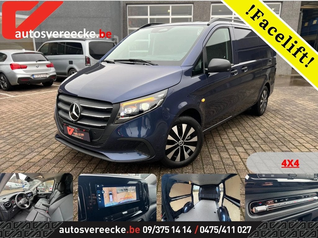 MERCEDES VITO_119 AWD L2 SL2.5T AUTO, Auto's, Bestelwagens en Lichte vracht, Bedrijf, Te koop, 360° camera, 4x4, Adaptieve lichten