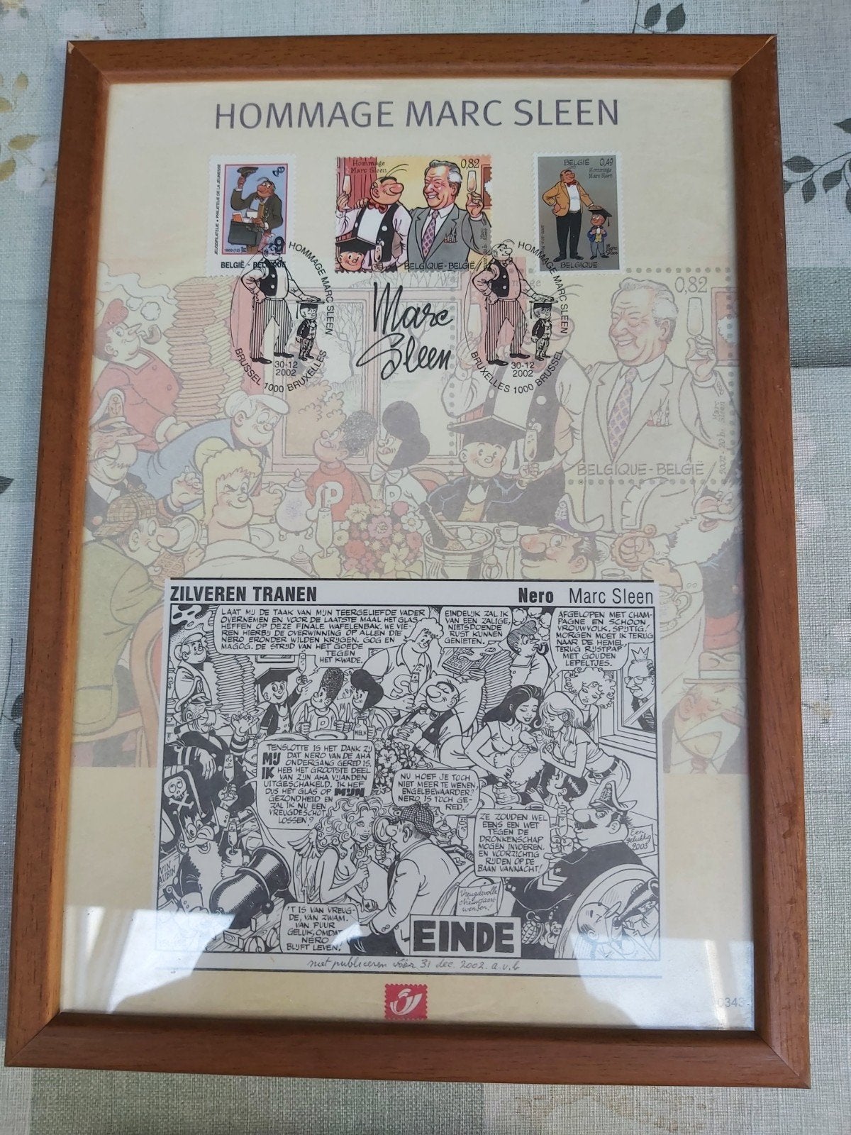 NERO. kader. HOMMAGE MARC SLEEN., Antiek en Kunst, Ophalen