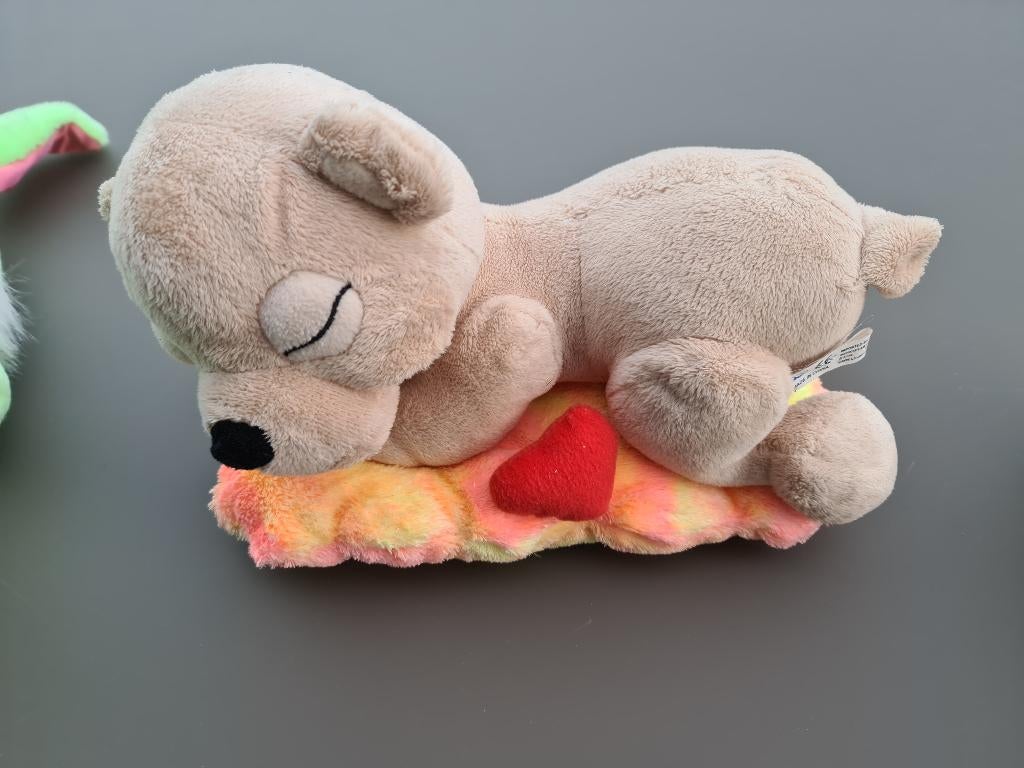 slapende beer knuffel, Enfants & Bébés, Jouets | Peluches, Enlèvement, Comme neuf, Ours
