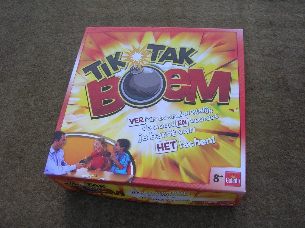 Spel: Tik Tak Boem, Hobby en Vrije tijd, Ophalen, Zo goed als nieuw, Goliath