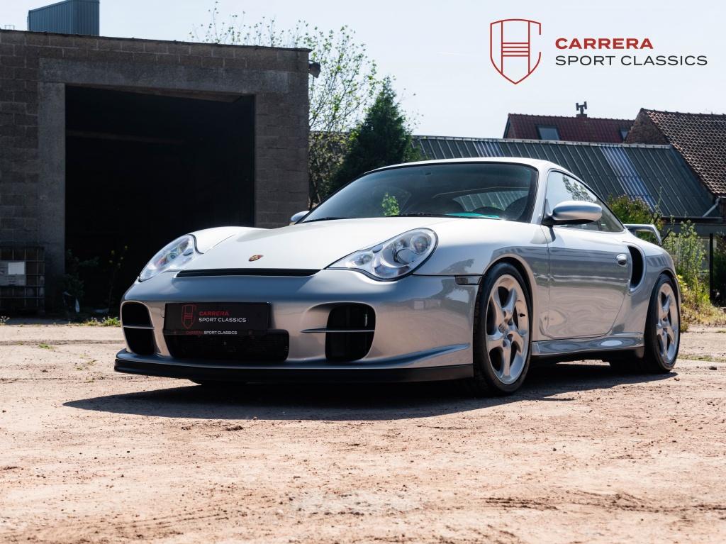 Porsche 911 996 GT2 3.6 Coupé GT2 - Belgian Car - 19000km -, Autos, Cuir, Argent ou Gris, Achat, Entreprise