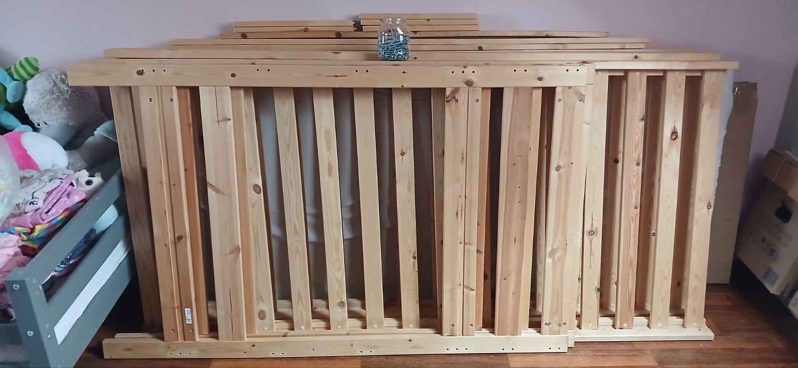 stapelbed te koop, Maison & Meubles, Neuf, 90 cm, 180 à 200 cm, Enlèvement