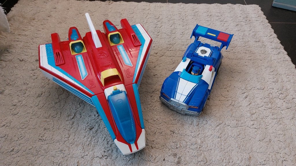 Paw patrol chase 2-in-1 transformeren en supersonic jet, Ophalen, Gebruikt