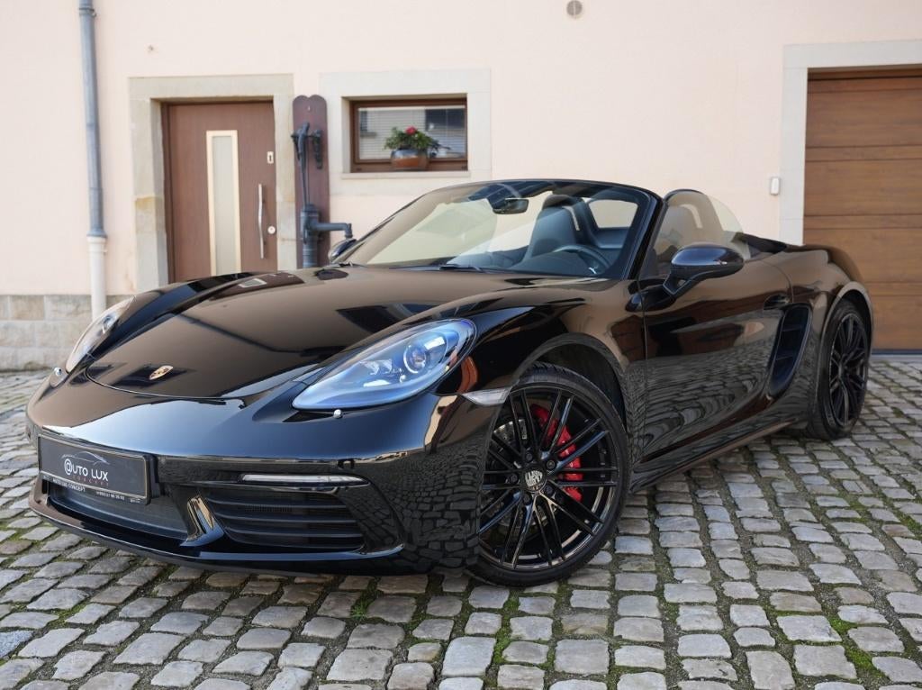 Porsche 718 Boxster S PDK/Camera/PDLS/Sport exhaust/Navi, Auto's, Porsche, Achterwielaandrijving, Cabriolet, Alcantara, Zwart