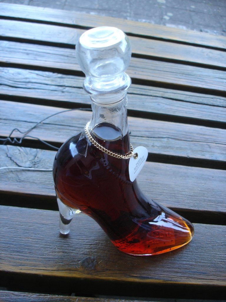 glazen laars gevuld met sherry, Collections, Vins, Enlèvement, Comme neuf, Autres régions, Autres types