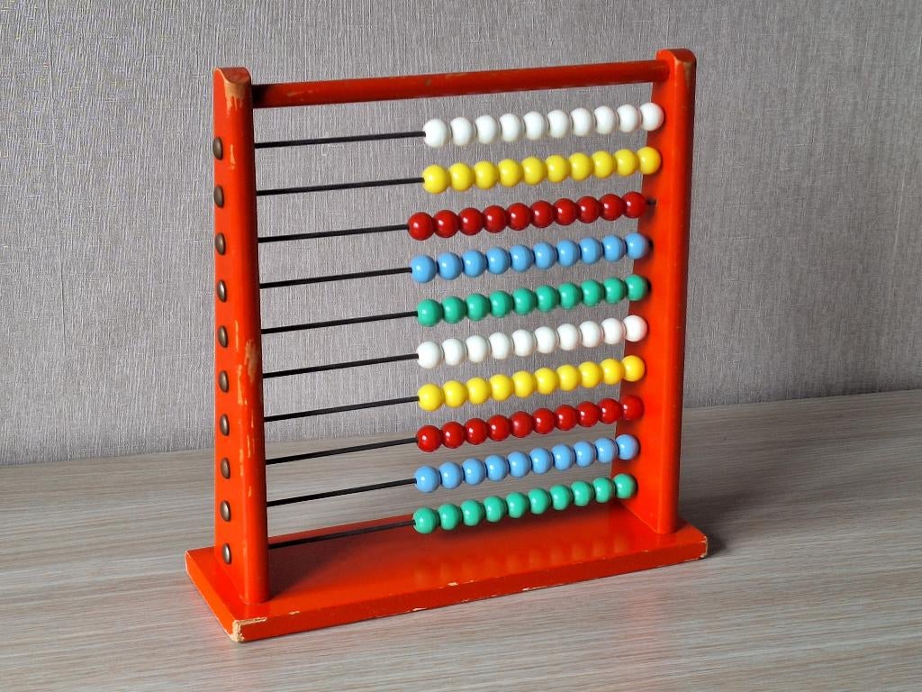 ☼ Vintage telraam jaren '80, Kinderen en Baby's, Ophalen of Verzenden, Gebruikt