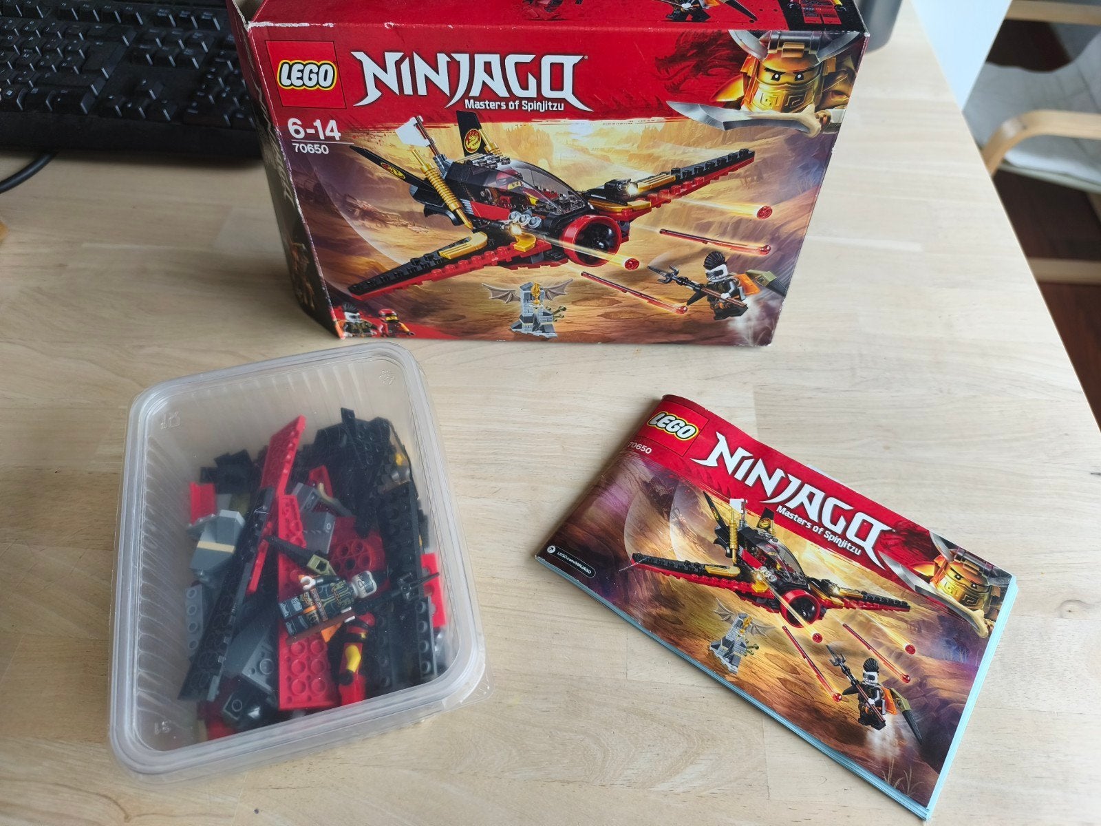 Set Lego Ninjago n 70650, Lego, Ensemble complet, Comme neuf, Enlèvement