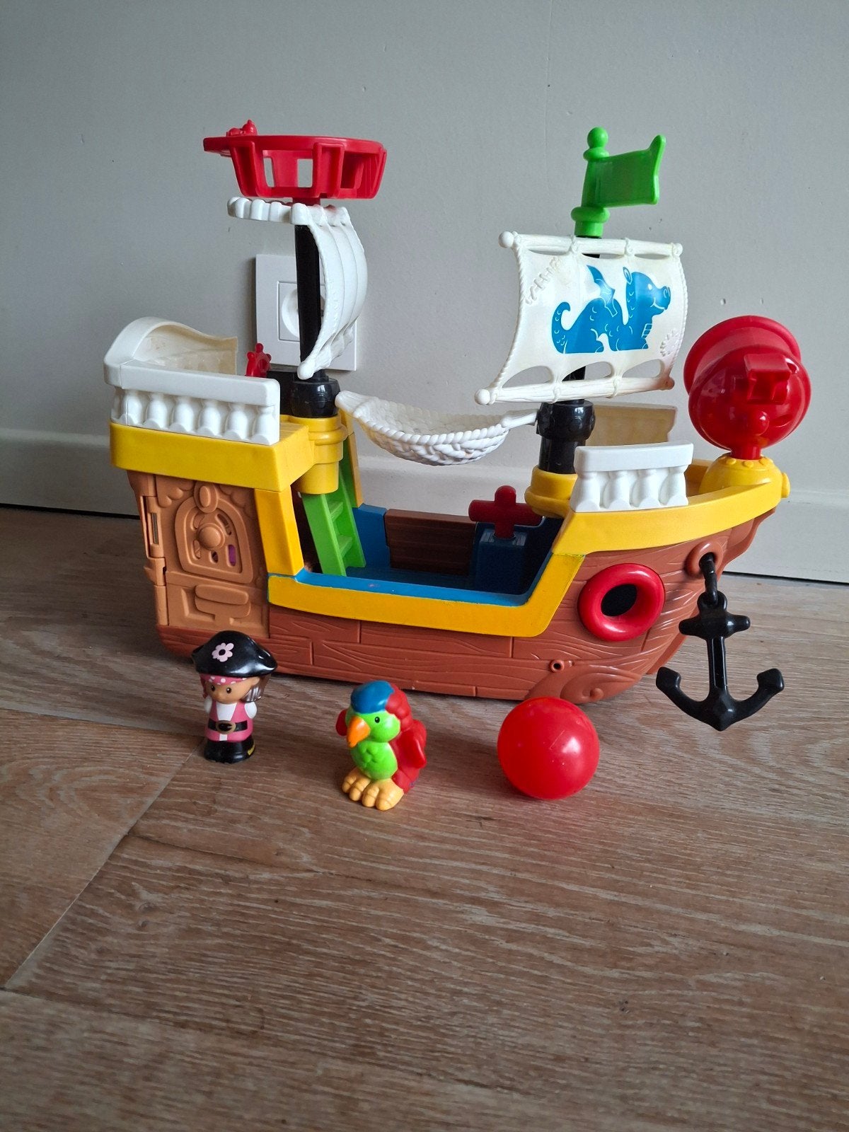 Fisher-Price Little People Piratenschip, Kinderen en Baby's, Ophalen