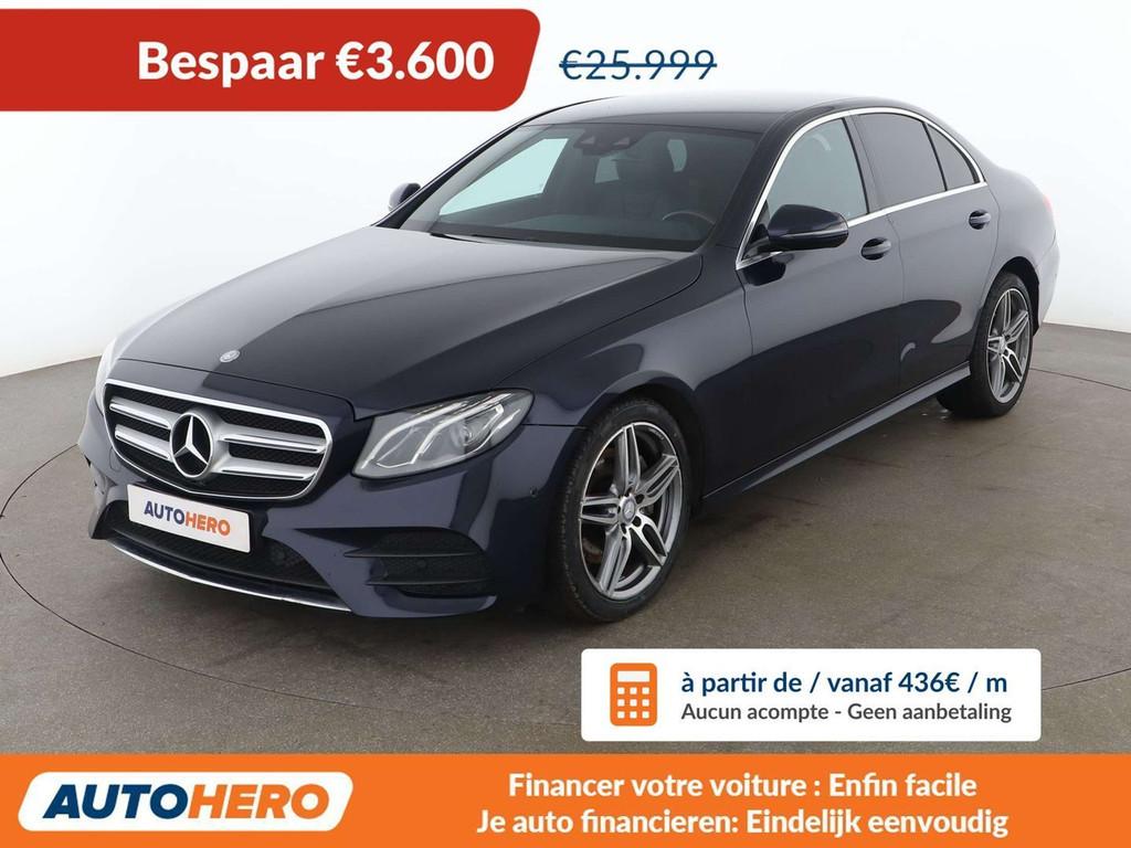 Mercedes-Benz E-Klasse E220 E 220 d AMG Line (bj 2016), Auto's, Automaat, 4 deurs, Achterwielaandrijving, Blauw