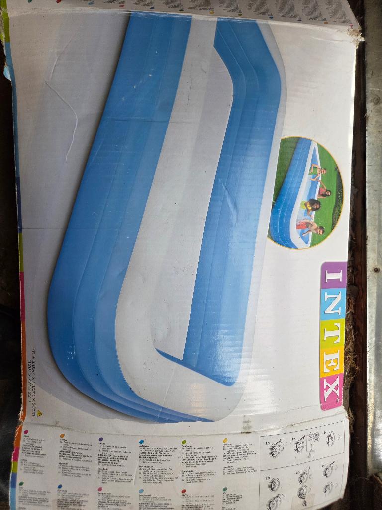 Opblaasbaar zwembad Intex 1000l, Tuin en Terras, Ophalen, Gebruikt, Minder dan 80 cm, Opblaaszwembad