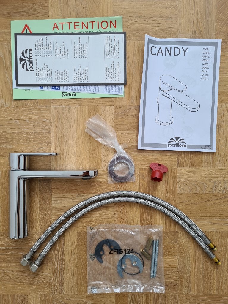 Paffoni Candy kraan, Doe-het-zelf en Bouw, Ophalen, Nieuw, Chroom, Kraan
