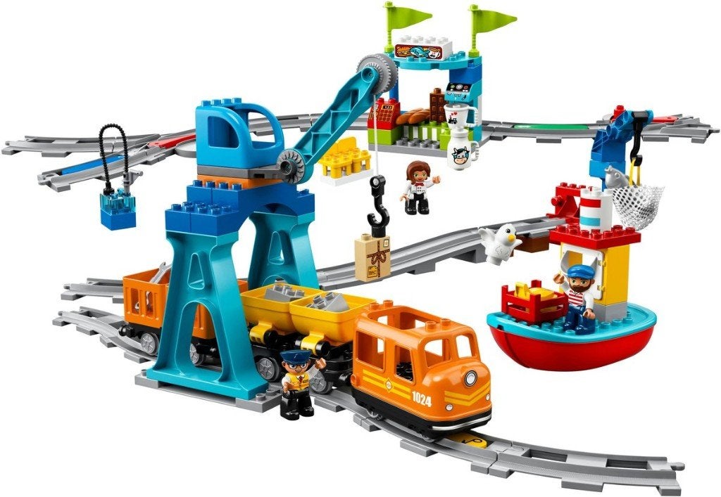 NIEUW - Duplo goederentrein + uitbreiding, Ophalen, Nieuw, Compleet, Duplo