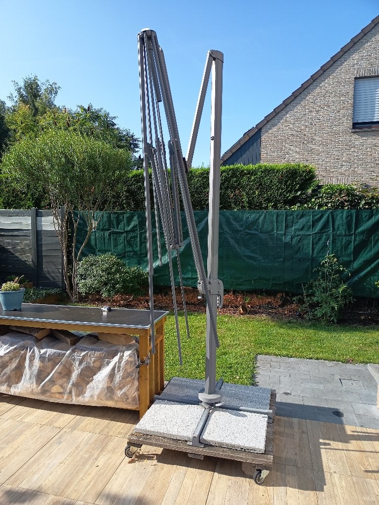 Parasol skelet, Ophalen, Gebruikt, Kantelbaar, Zweefparasol