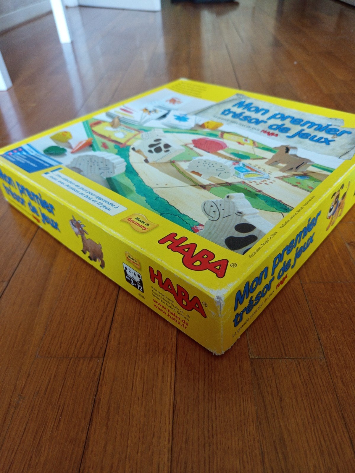 Jeu de société Haba mon premier trésor de jeux, Hobby & Loisirs créatifs, Cinq joueurs ou plus, Enlèvement, Utilisé, Haba