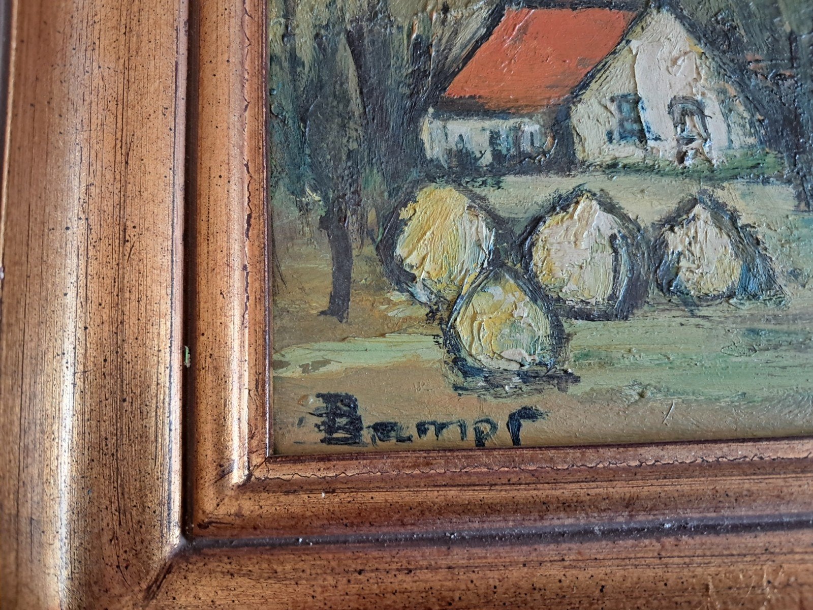 schilderij Bamps Marthe, Ophalen