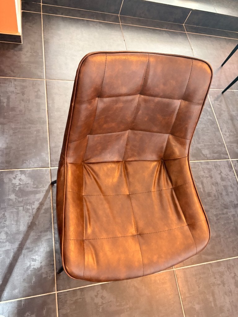 Chaise simili cuir, Maison & Meubles, Enlèvement ou Envoi, Cuir