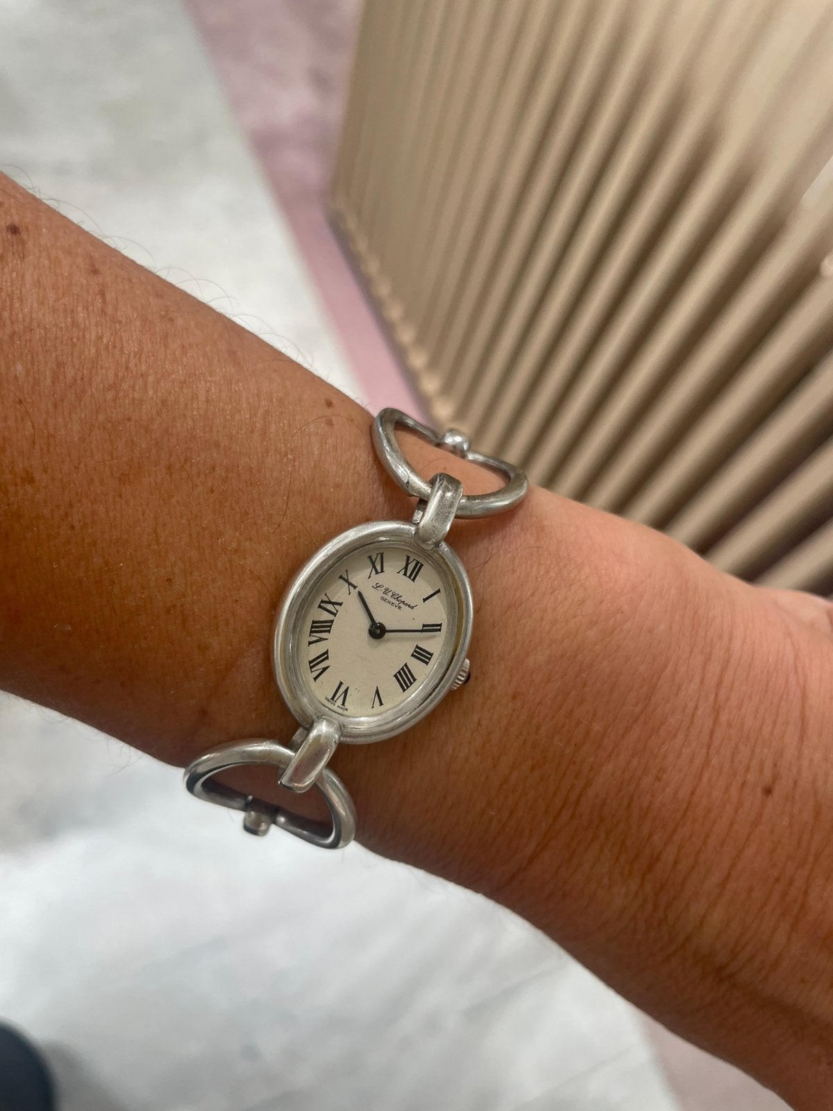 L.U.Chopard, Handtassen en Accessoires, Horloges | Antiek, Overige merken, Met bandje, Verzenden, Polshorloge