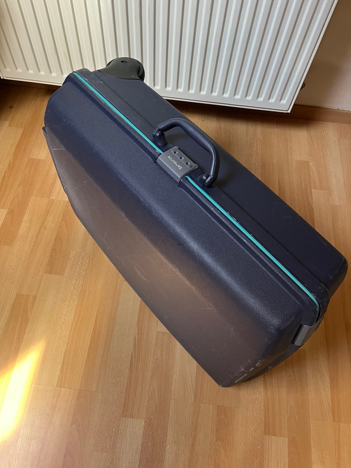 Valise Samsonite, Enlèvement, Utilisé, Plastique dur, Clé