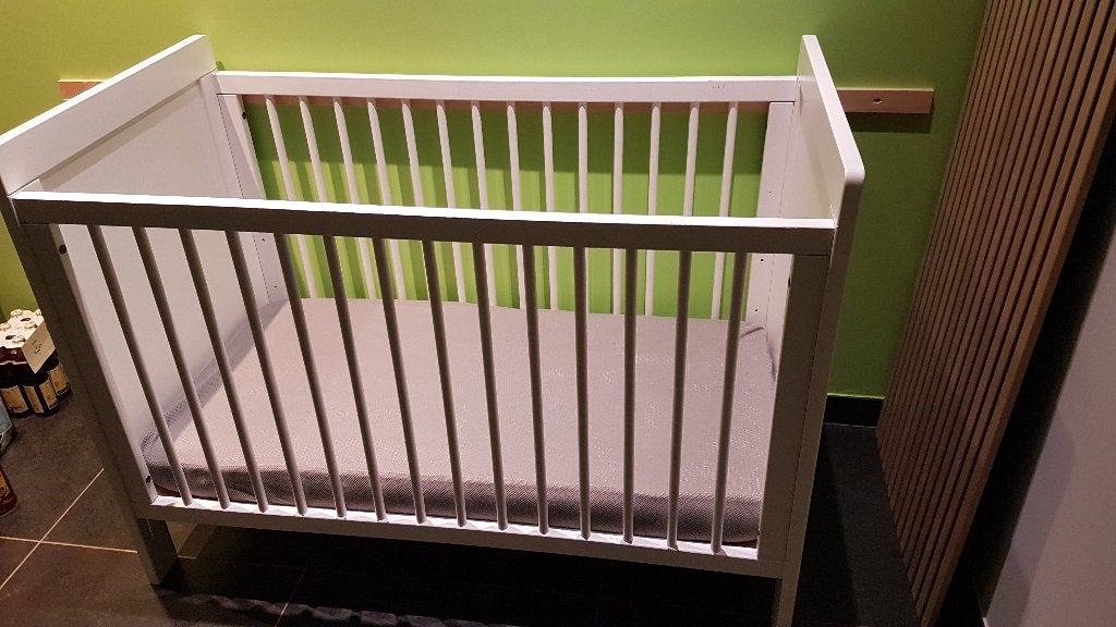 Pericles baby-peuter bed wit 120x60 + matras, Kinderen en Baby's, Ophalen, Gebruikt, Minder dan 140 cm, Matras