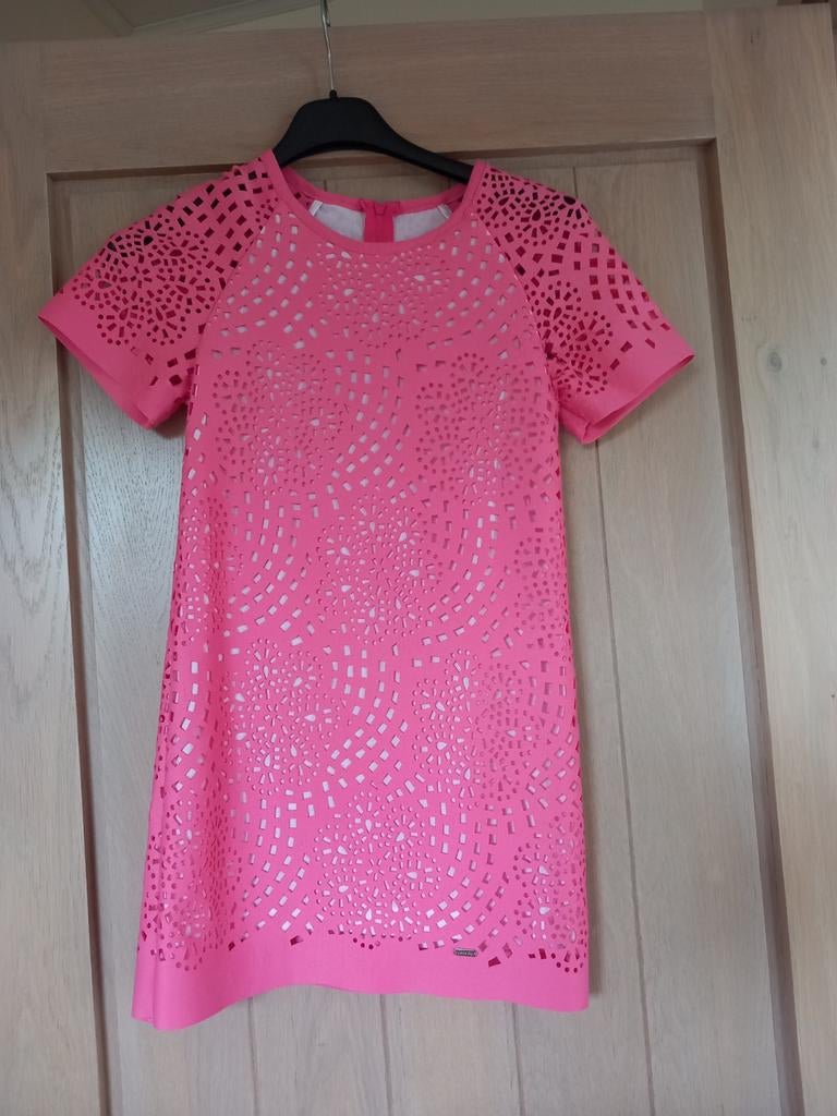 Roze kleedje blue bay maat 140, Ophalen, Meisje, Zo goed als nieuw, Jurk of Rok