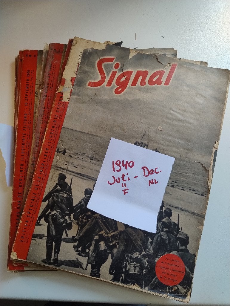 SIGNAL  juli 1940 tot dec 1944, Ophalen, 1940 tot 1960, Tijdschrift