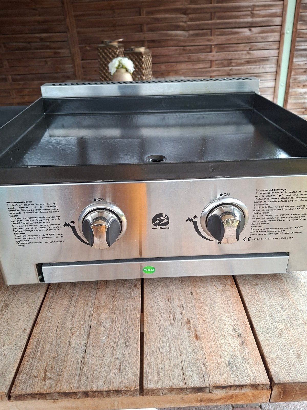 Nieuwe gasbakplaat, Tuin en Terras, Gasbarbecues, Ophalen, Nieuw, Funcamp