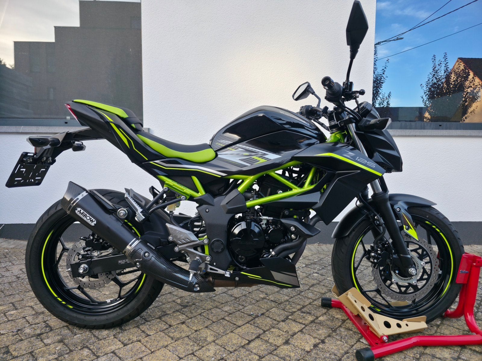 Kawasaki Z125 - Performance Pack - 4500Km - Topconditie*, Motos, Motos | Honda, Échappement sport, Particulier, 125 cm³, Jusqu'à 11 kW