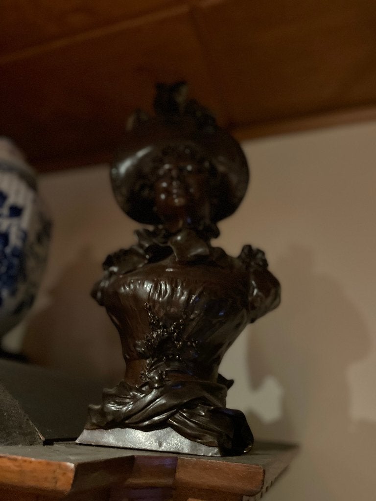 Bronzen buste periode rond 1900, Antiquités & Art, Enlèvement
