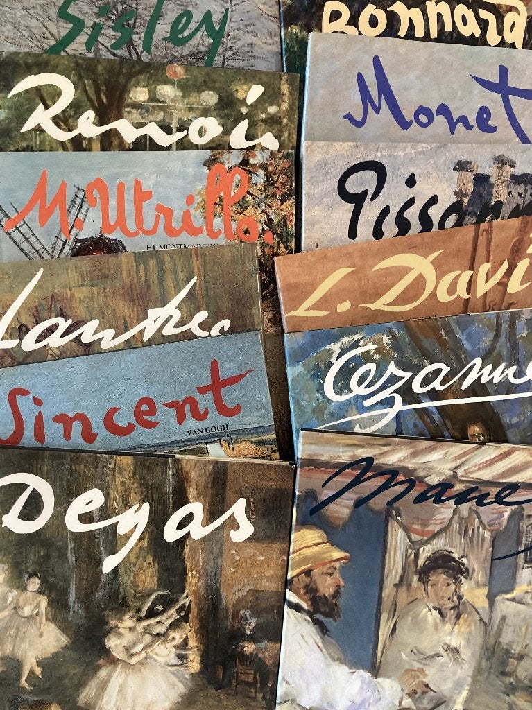 12 geweldige vintage kunstboeken - Ed.Fabbri Celiv 1988-1991, Boeken, Gelezen, Ophalen of Verzenden, Collectif, Schilder- en Tekenkunst