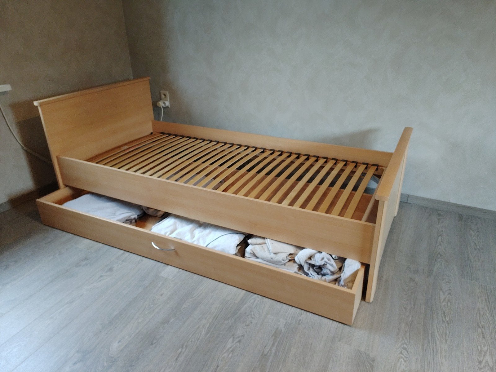 1persoonsbed 90x200., Ophalen, Gebruikt, Lattenbodem