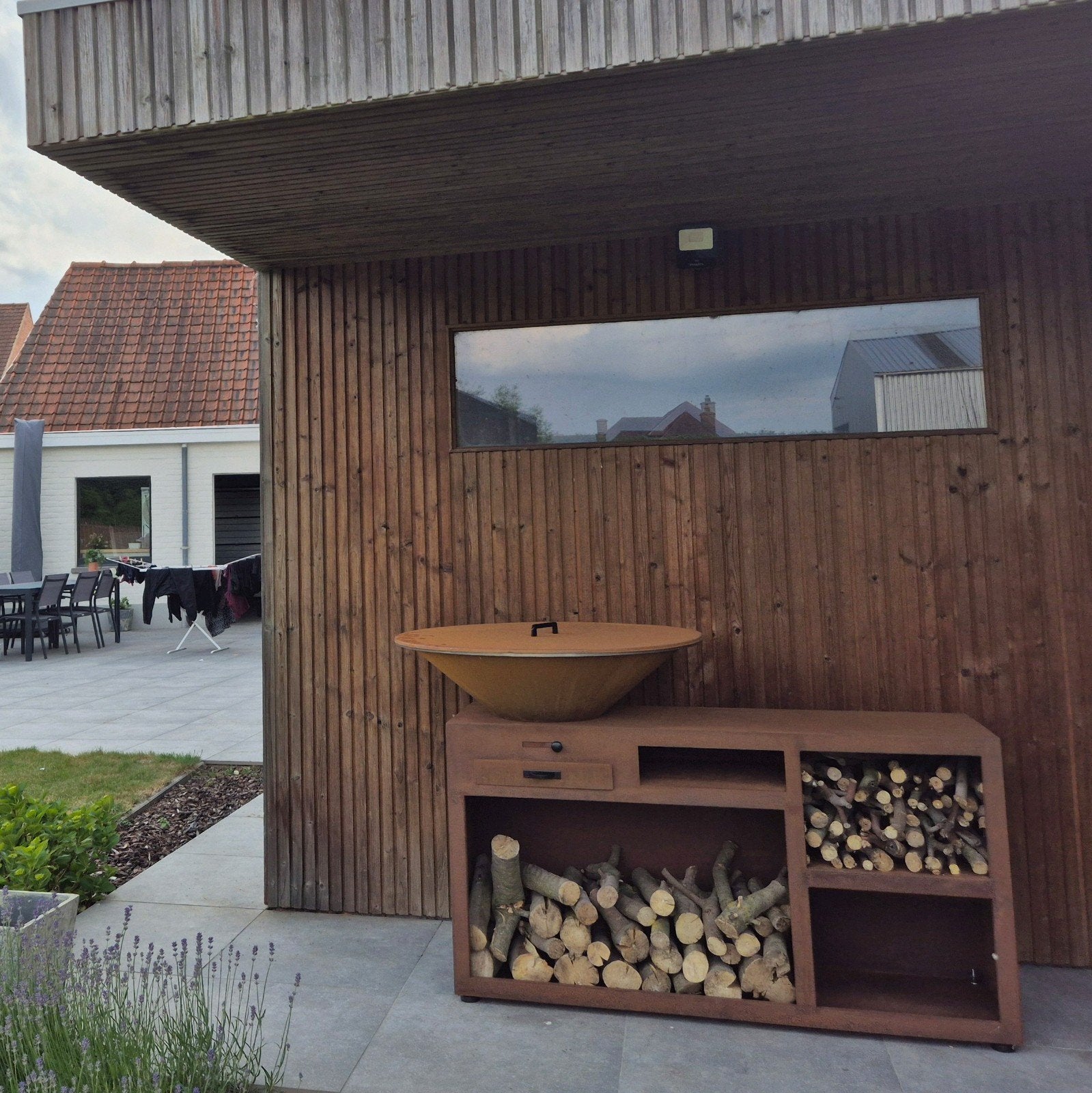 BBQ cortenstaal, Ophalen, Zo goed als nieuw