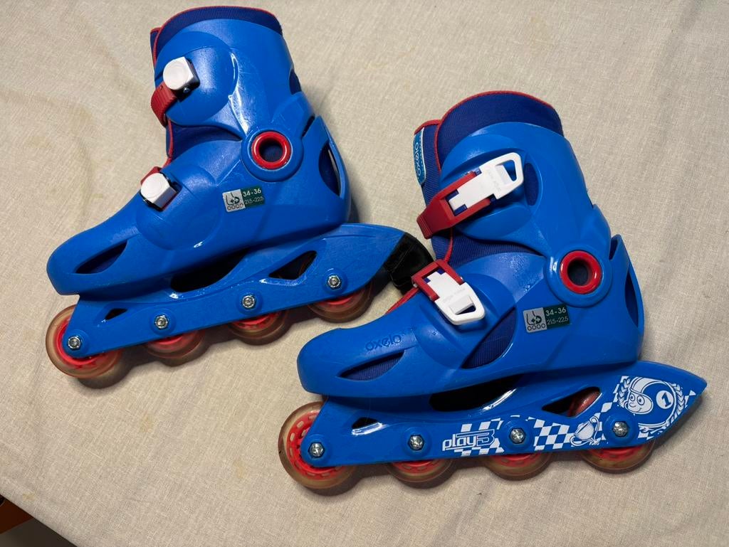 Oxelo inline skates verstelbaar maat 34 - 36, Ophalen, Verstelbaar, Gebruikt, Kinderen
