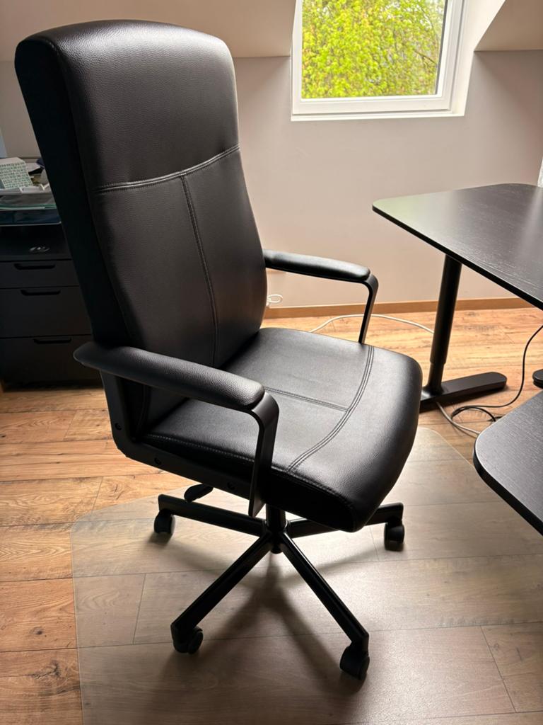 chaise de bureau, Enlèvement, Comme neuf, Noir, Chaise de bureau