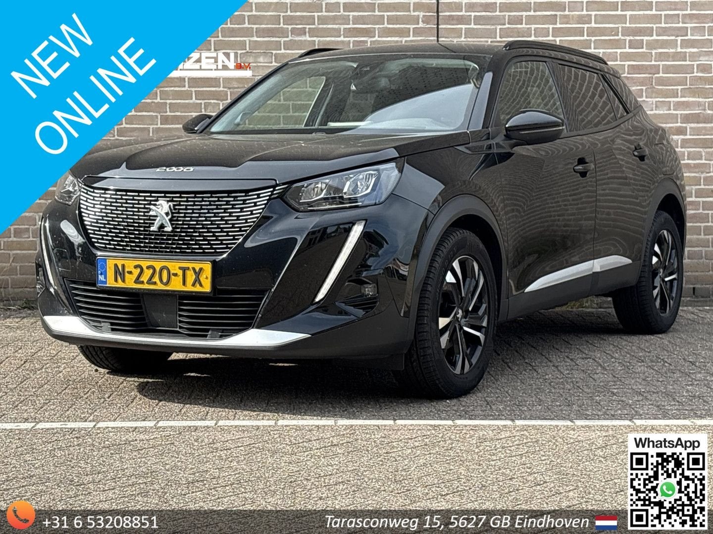 Peugeot 2008 1.2 PureTech Allure Pack | € 8.200,- NETTO! | C, Auto's, Zwart, Handgeschakeld, Parkeersensor, SUV of Terreinwagen