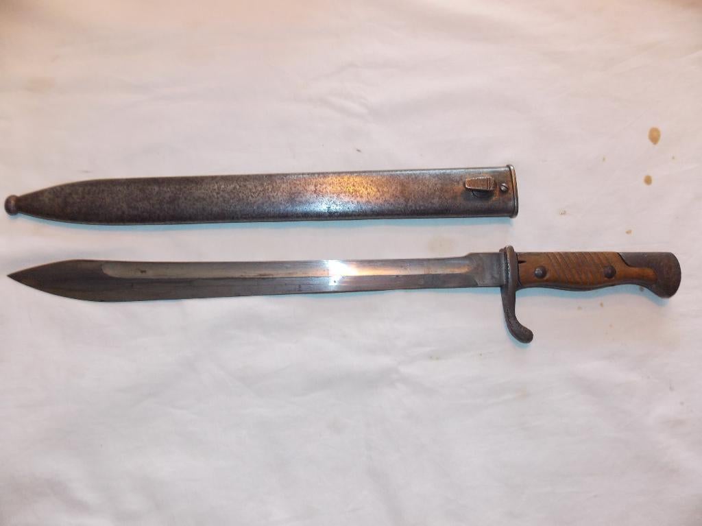 WWI Duitse M98-05 bajonet, Verzamelen, Militaria | Algemeen, Ophalen of Verzenden, Landmacht, Mes of Dolk