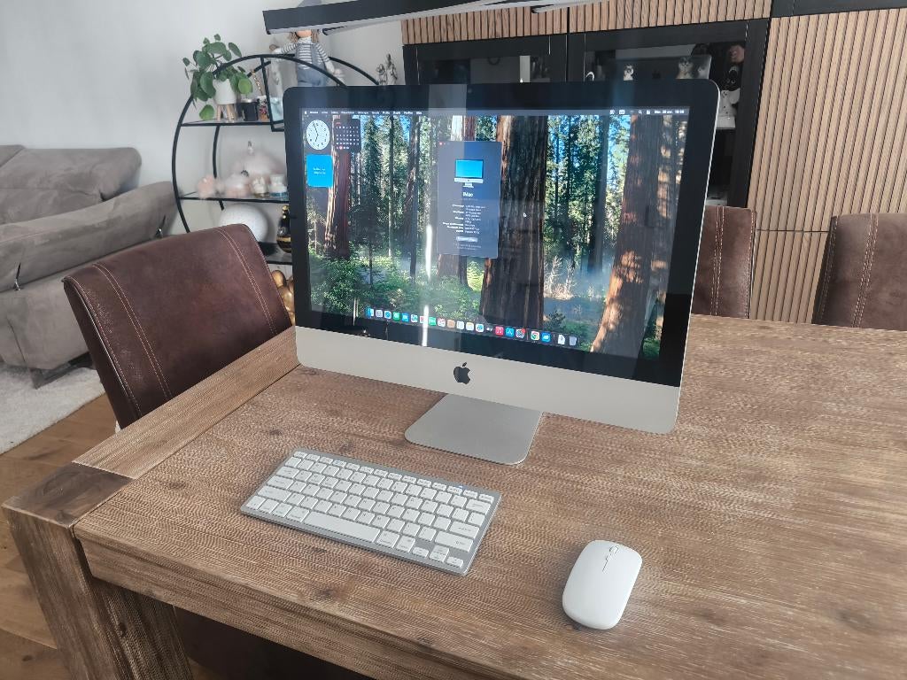iMac 21,5" – SSD + macOS Sequoia – Clavier & souris inclus, Enlèvement, IMac, SSD