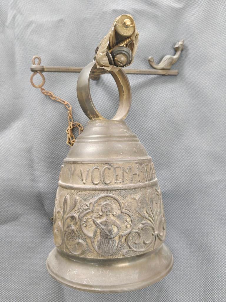 Mooie antieke messing bel, Enlèvement