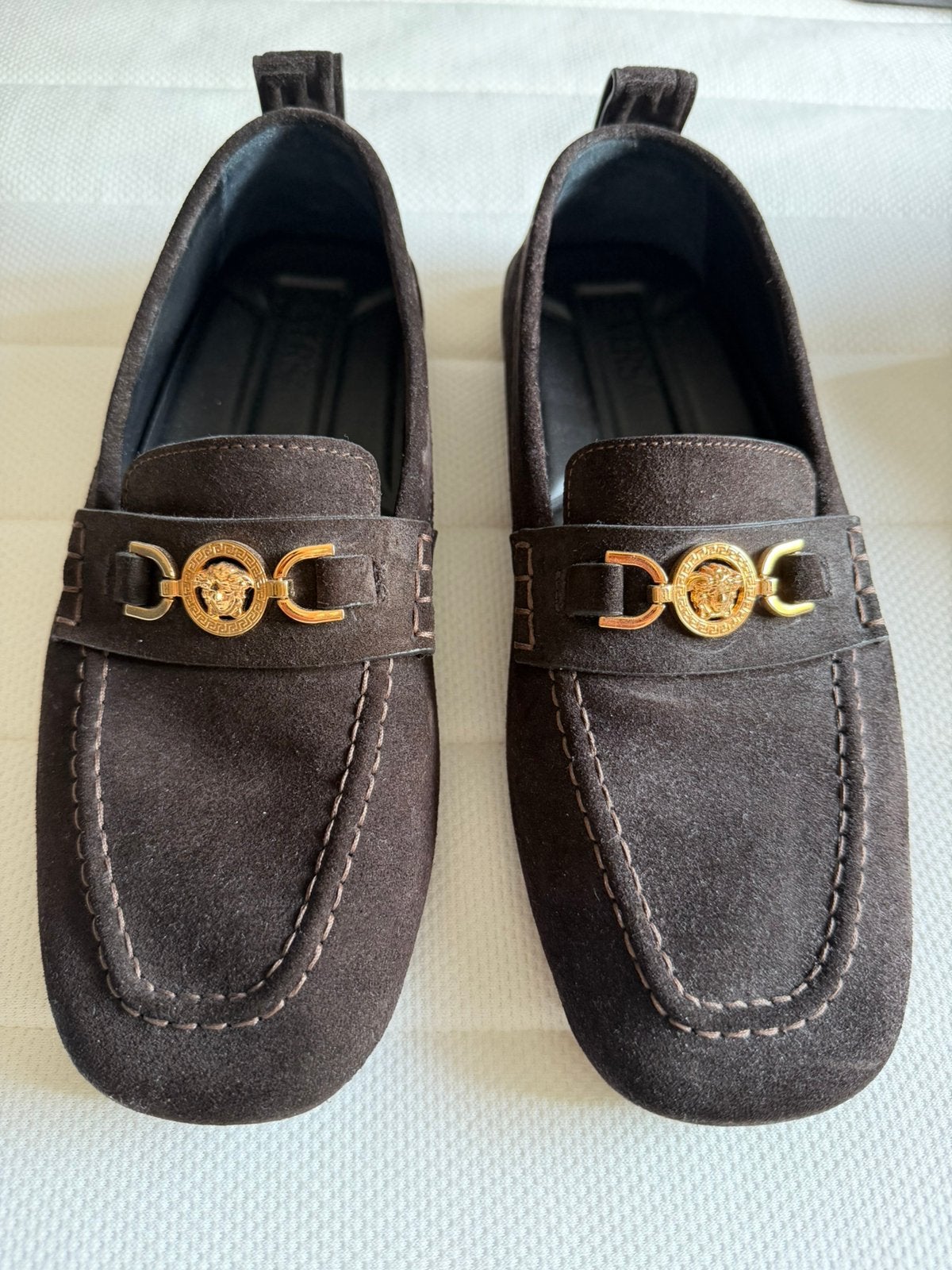 Versace loafers maat 41, Enlèvement ou Envoi, Comme neuf, Flâneurs