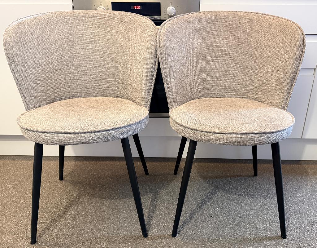Lot de 6 chaises, Ophalen, Gebruikt, Metaal, Grijs