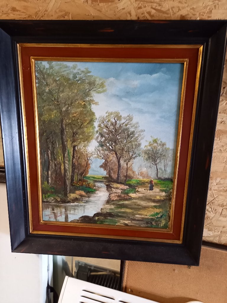 Schilderij, Ophalen, Gebruikt, Schilderij, 75 – 100