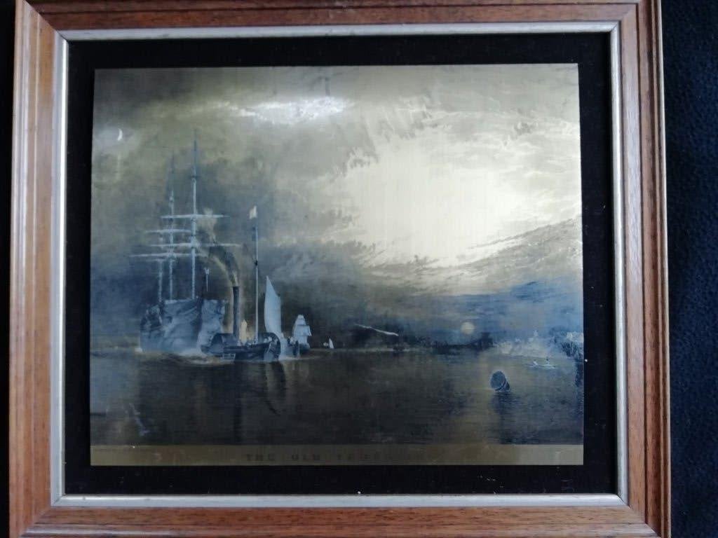ets 'The old Téméraire' van Willmore, Ophalen, Ets