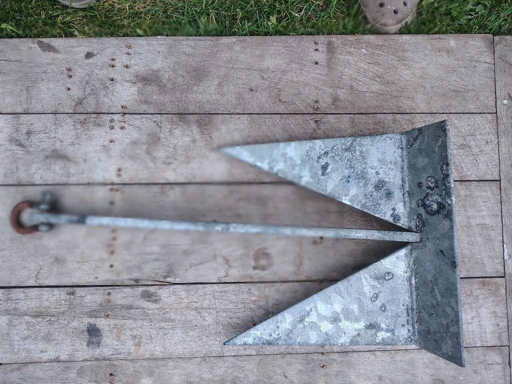 ancre à sable 5 kg galvanisée, Enlèvement, Comme neuf, Ancrer et Accoster