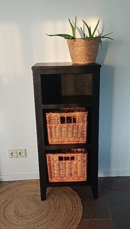 Leuk (hal)kastje met rotan manden, Huis en Inrichting, Ophalen