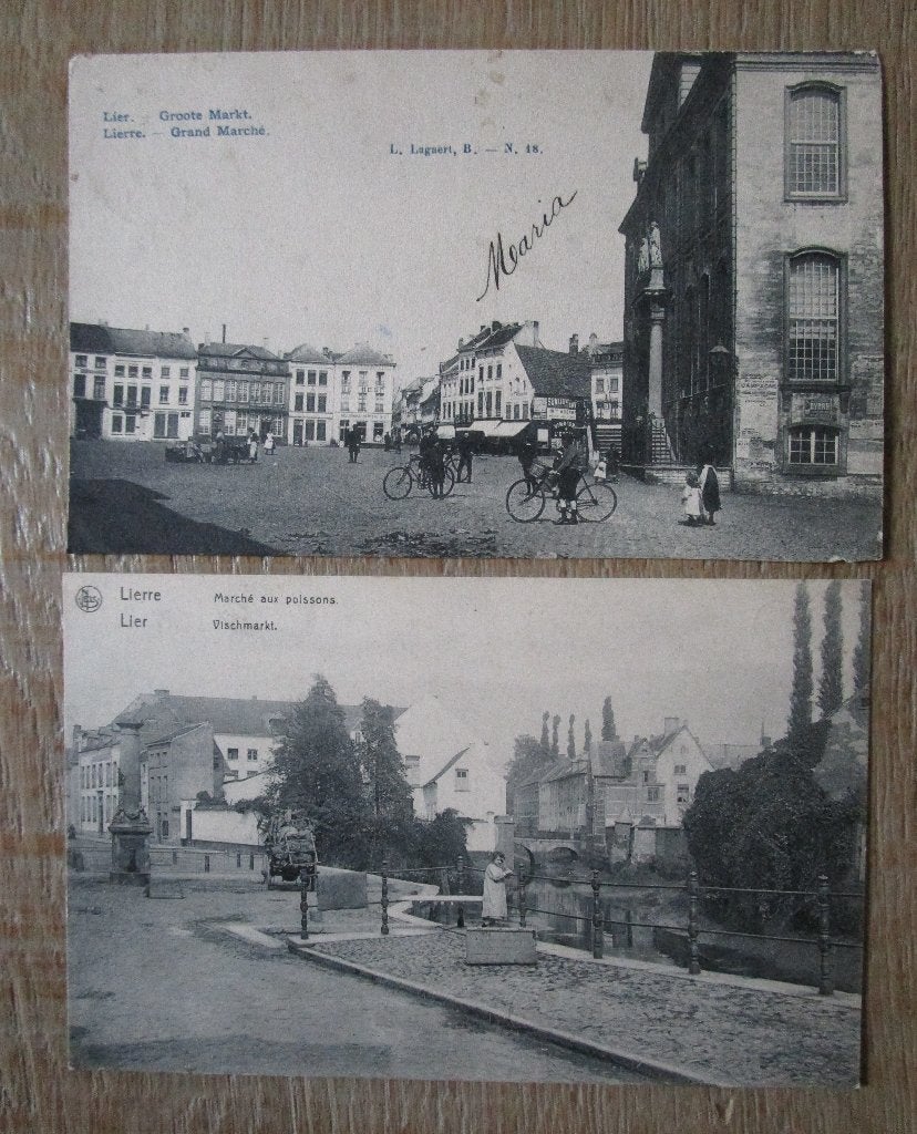 Oude postkaarten Lier + Berlaar, Enlèvement ou Envoi, Anvers