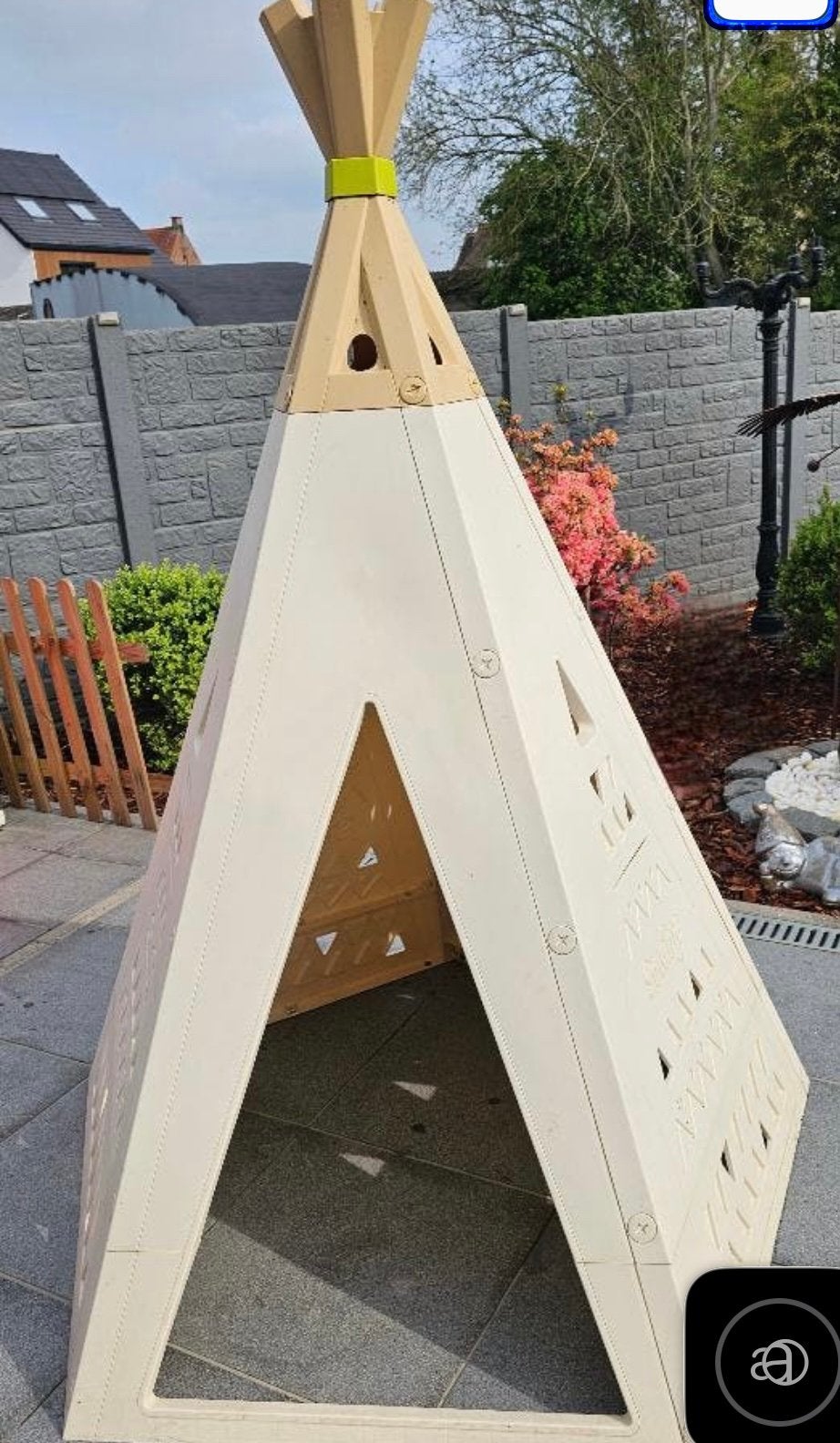 Smoby tipi tent, Ophalen, Zo goed als nieuw, Kunststof